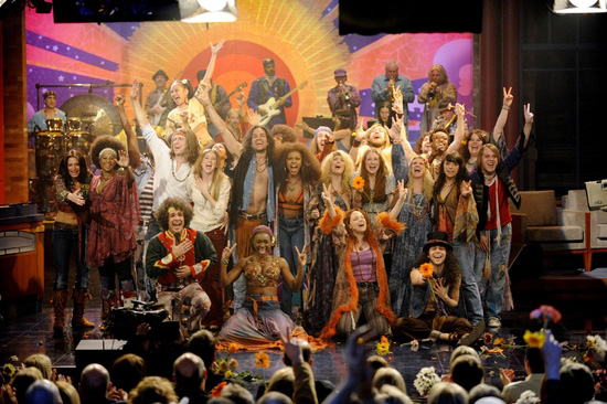Il cast di "Hair" al Late Show di David Letterman Il cast di "Hair" al Late Show di David Letterman