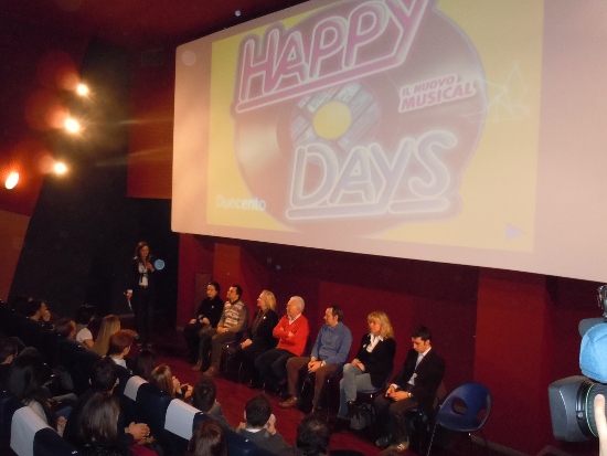 La conferenza stampa di "Happy Days" a Milano La conferenza stampa di "Happy Days" a Milano