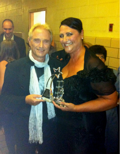 Silvia Querci con Amedeo Minghi Silvia Querci con Amedeo Minghi