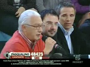 Saverio Marconi nella diretta di "Amici"