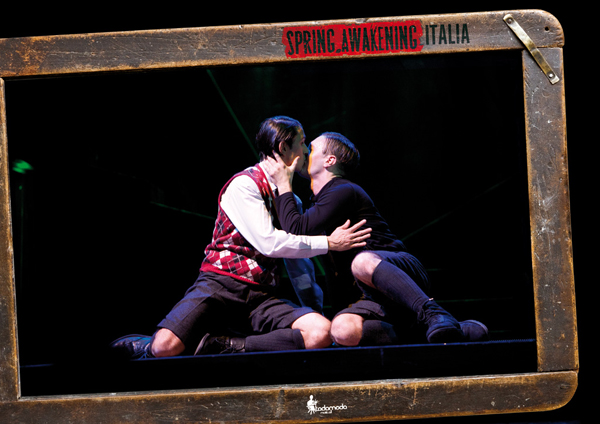 Una foto di scena