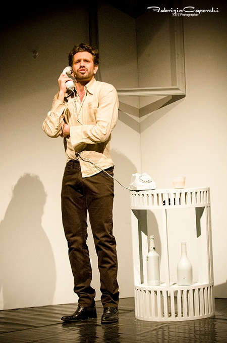 Luca Notari in una foto di scena Luca Notari in una foto di scena