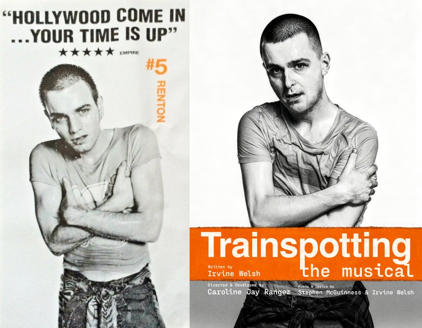 4. Ewan McGregor as Renton in Trainspotting the 1996 film & Robbie Scott as Renton in Trainspotting The Musical