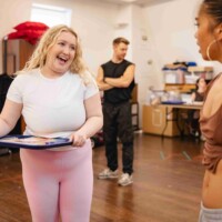 (L to R) Sophie Manners and Gerardine Sacdalan- Heathers The Musical (Rehearsal Images) - Photo credit Mark Senior